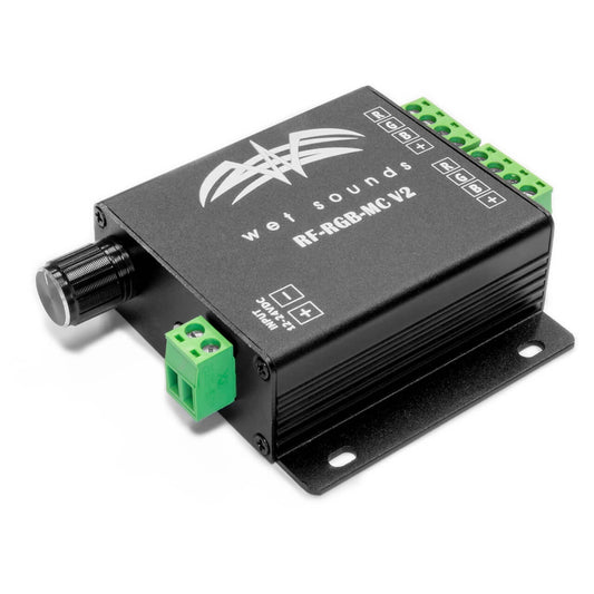 RF-RGB-MC V2 | Wet Sounds RF RGB Music Controller W/ Touch Activated Remote RF-RGB-MC V2 | Wet Sounds RF RGB Music Controller W/ Touch Activated Remote