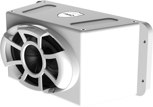 Wet Sounds | REV Series 6x9 HLCD w/ Surface Mountable Roto-mold Enclosure & Grille - White Wet Sounds | REV Series 6x9 HLCD w/ Surface Mountable Roto-mold Enclosure & Grille - White