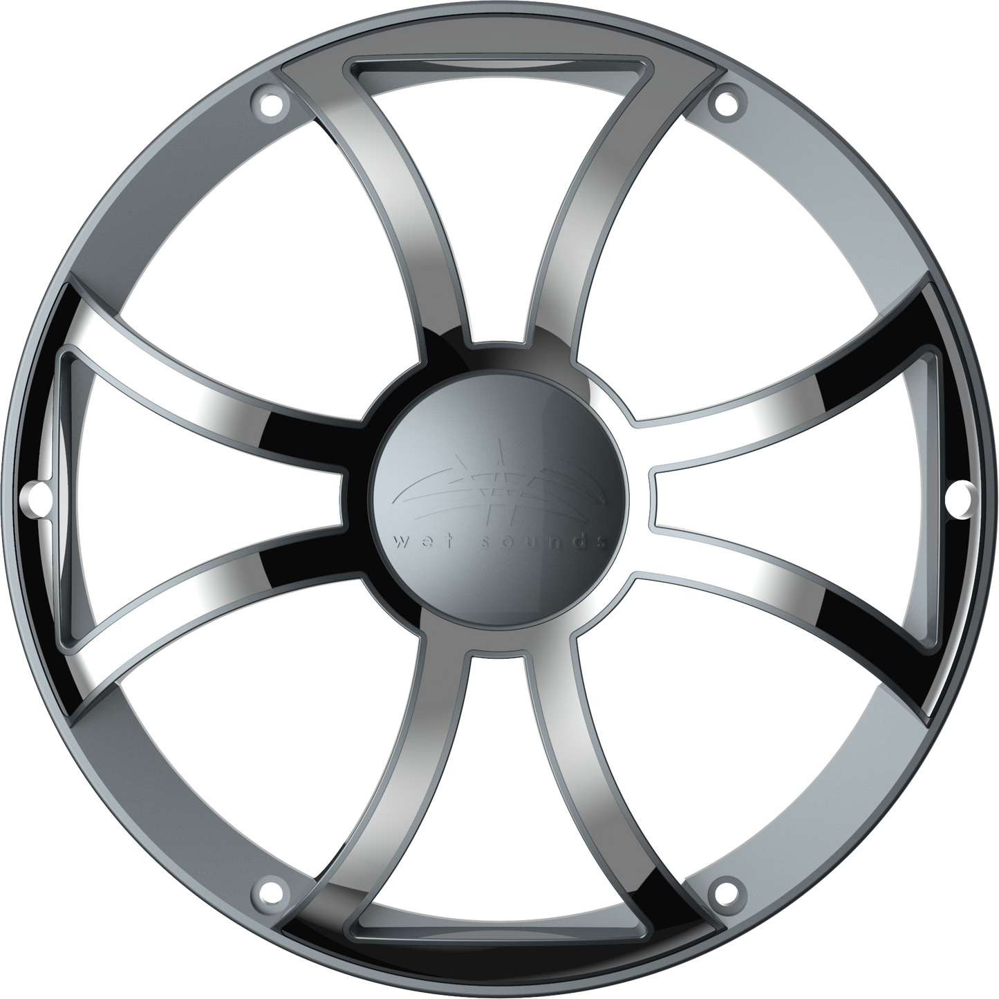 Wet Sounds | REVO 10 XS-Gunmetal Stainless Steel Subwoofer Grille Wet Sounds | REVO 10 XS-Gunmetal Stainless Steel Subwoofer Grille