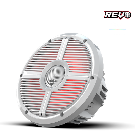 REVO CX-10 XW-W S2 | REVO Series 10-inch High-Output Component Style Coaxial Speakers w/ XW-White RGB Grilles REVO CX-10 XW-W S2 | REVO Series 10-inch High-Output Component Style Coaxial Speakers w/ XW-White RGB Grilles