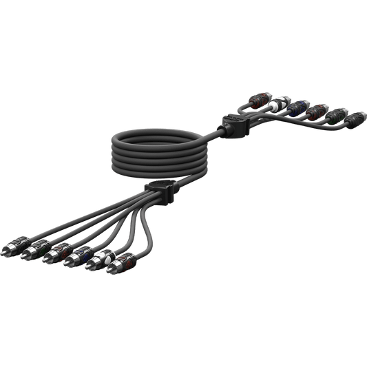 RCA-6CH 5FT Wet Wire | 5FT 6 Ch RCA Cable RCA-6CH 5FT Wet Wire | 5FT 6 Ch RCA Cable