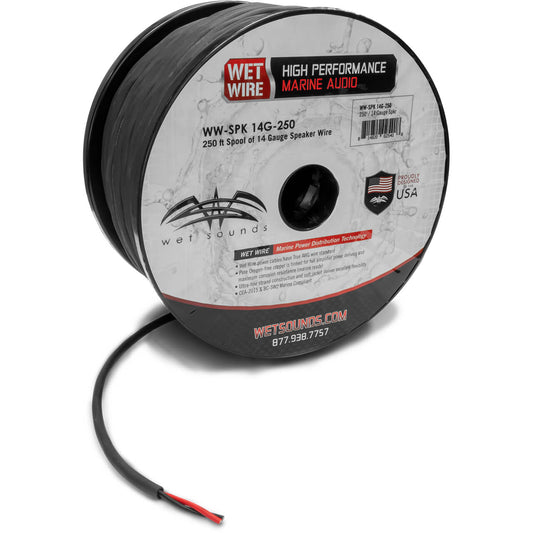 WWX-SPK 14G-250 | Wet Sounds Frosted 14 Gauge Speaker Wire 250' Spool