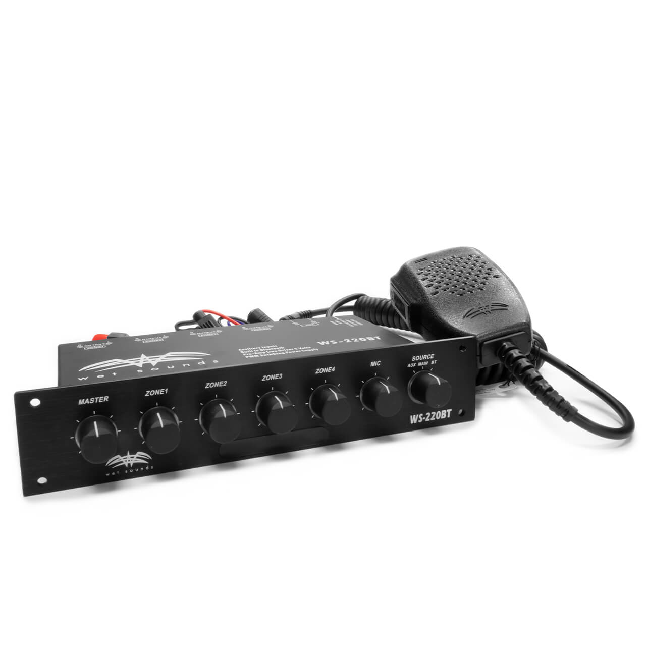 WS-220 BT | Wet Sounds Marine 4-Zone Level Controller w/ Integrated Bluetooth
