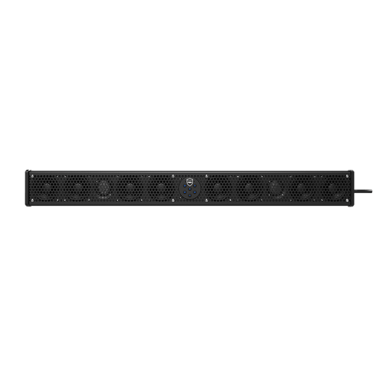 STEALTH-10 ULTRA HD-B | Wet Sounds All-In-One Amplified Bluetooth Soundbar With Remote