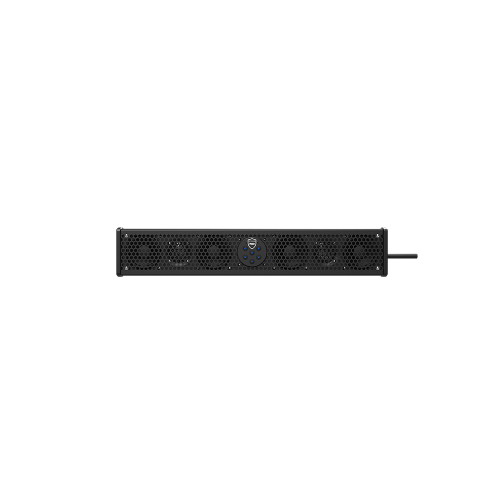 STEALTH-6 ULTRA HD-B | Wet Sounds All-In-One Amplified Bluetooth Soundbar With Remote - Black