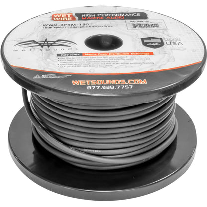 WWX-3PRM-150 Wet Wire | 3 Conductor 18 Gauge Primary Wire - 150' Spool