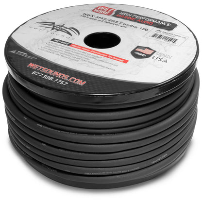 SPKR/RGB COMBO-150 | Wet Sounds Frosted Speaker/RGB Combo Wire 150' Spool