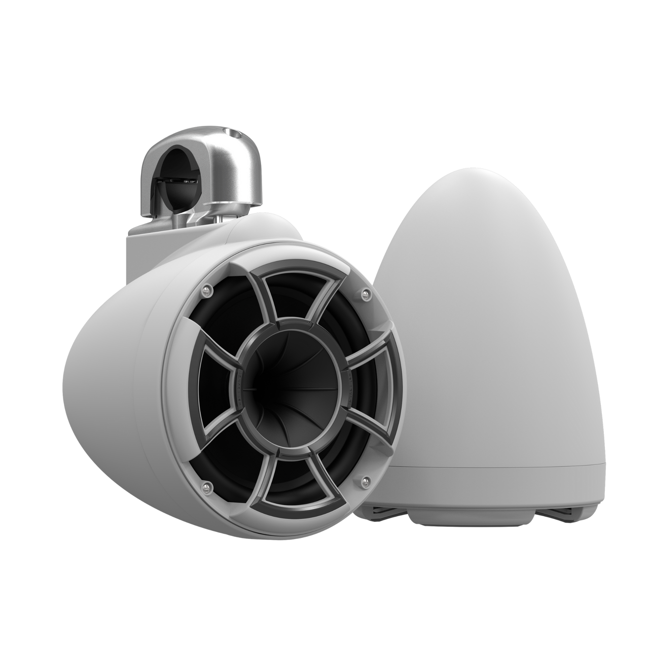 REV SE 8 with Fixed Clamp - Silver Aluminum (Pair)