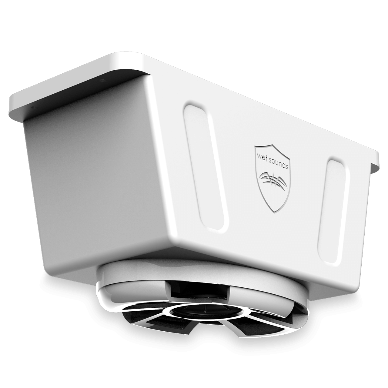 Wet Sounds | Revolution Series 5x7 HLCD With Surface Mountable Roto-Mold Enclosure + Grill - White