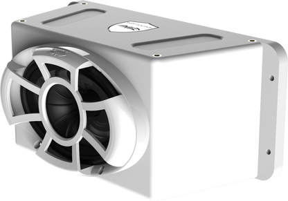 Wet Sounds | REV Series 6x9 HLCD w/ Surface Mountable Roto-mold Enclosure & Grille - White