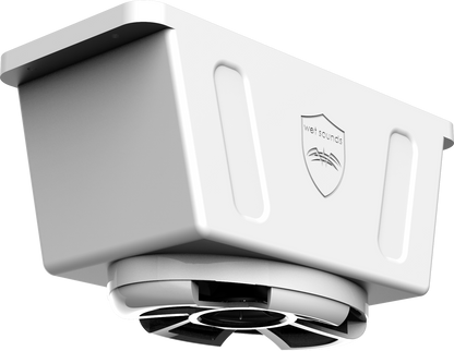 Wet Sounds | REV Series 6x9 HLCD w/ Surface Mountable Roto-mold Enclosure & Grille - White