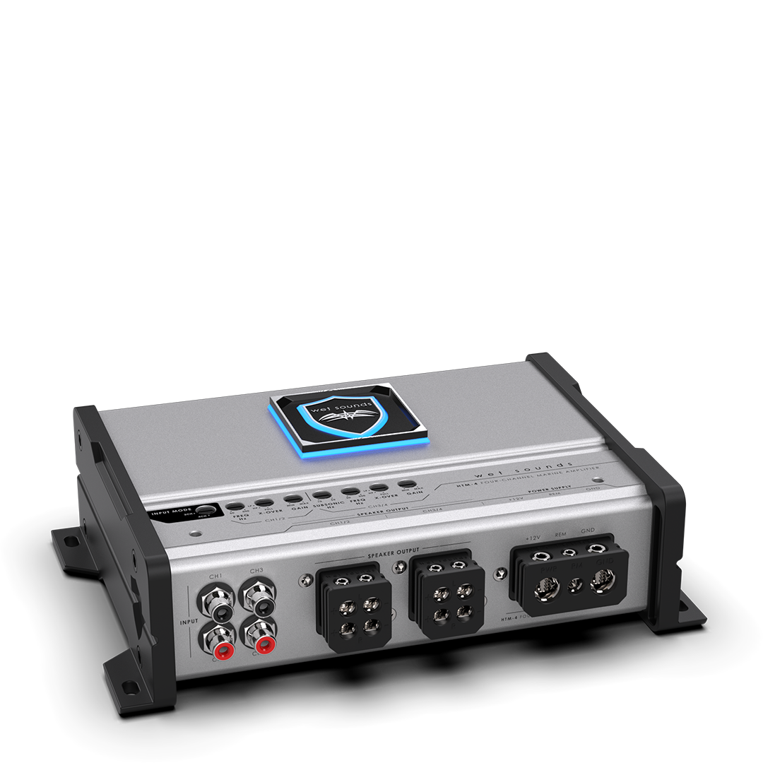 HTM-4 | Wet Sounds Full-Range Class-D 4-Ch. Amplifier