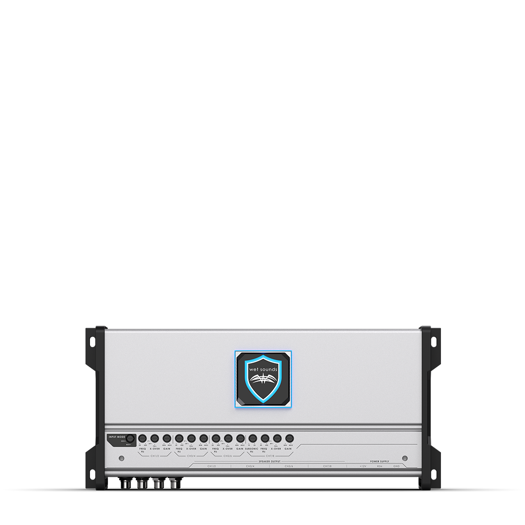 HTM-8 | Wet Sounds Full-Range Class-D 8-Ch. Amplifier