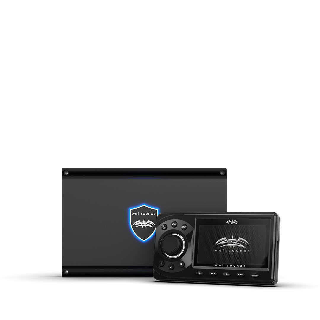 WS-MC-1 | Wet Sounds 4 Zone Bluetooth Marine Media Center