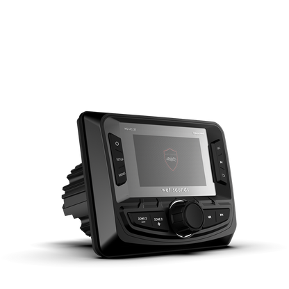 WS-MC-20 | Wet Sounds 2-Zone Media Center w/ SiriusXM-Ready and NMEA 2000 Connectivity