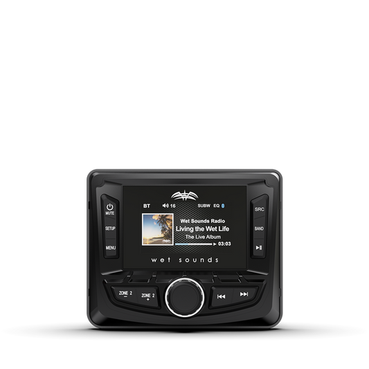 WS-MC-2 | Wet Sounds SiriusXM-Ready AM/FM/Weather Band Media Center