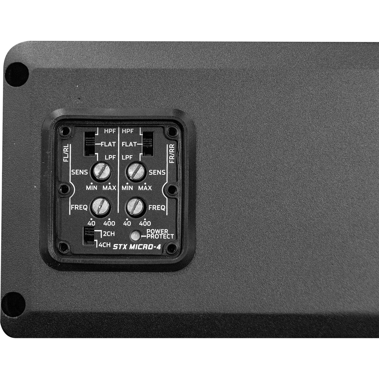 STX MICRO-4 | Wet Sounds Compact Chassis Class-D 4-Ch Marine Amplifier