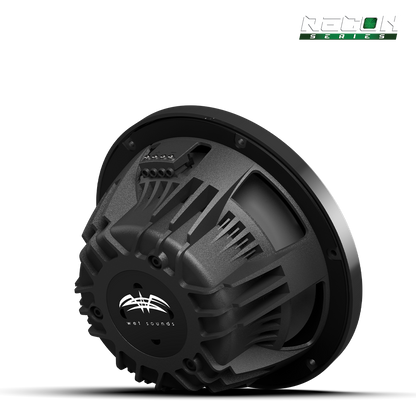RECON 10 FA-BG | Wet Sounds RECON Series 10-inch Free-Air Marine Subwoofer - 4Ω Black with XS Black Grille