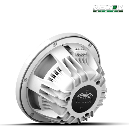 RECON 10 FA-XW-W | Wet Sounds RECON Series 10-inch Free-Air Marine Subwoofer - 4Ω White with XW White Grille