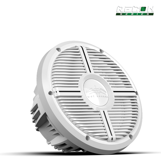 RECON 10 FA-XW-W | Wet Sounds RECON Series 10-inch Free-Air Marine Subwoofer - 4Ω White with XW White Grille