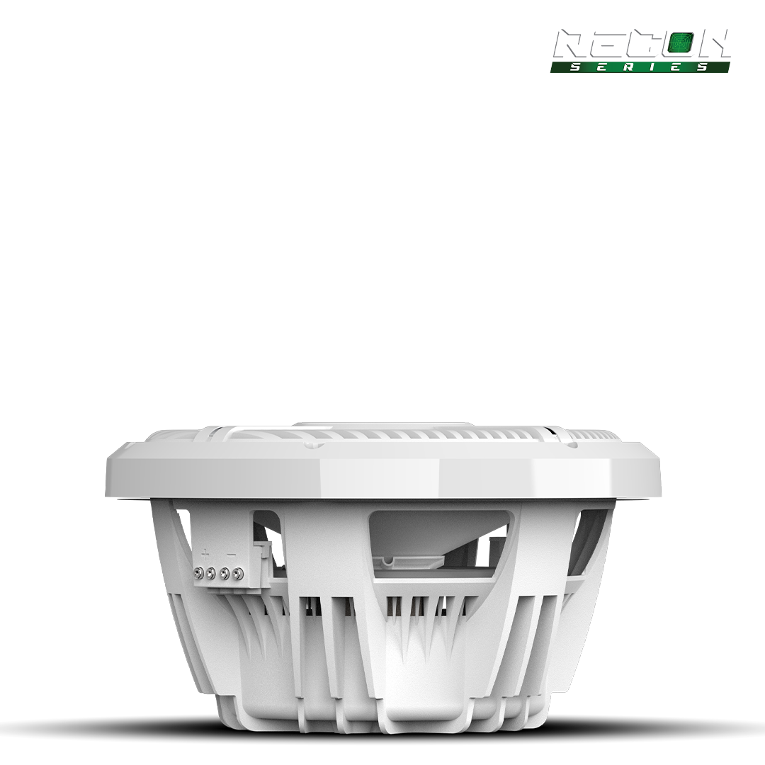 RECON 10 FA-XW-W | Wet Sounds RECON Series 10-inch Free-Air Marine Subwoofer - 4Ω White with XW White Grille