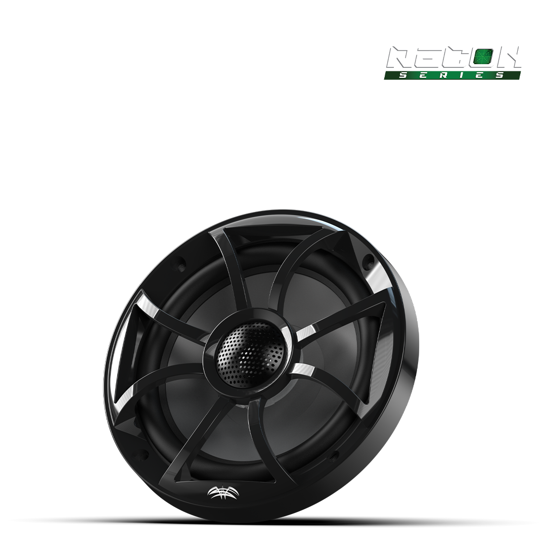 RECON 6-BG RGB | RECON Series 6.5-inch High-Output Component Style Coaxial Speakers w/ XS-Black RGB Grilles