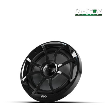 RECON 6-BG RGB | RECON Series 6.5-inch High-Output Component Style Coaxial Speakers w/ XS-Black RGB Grilles