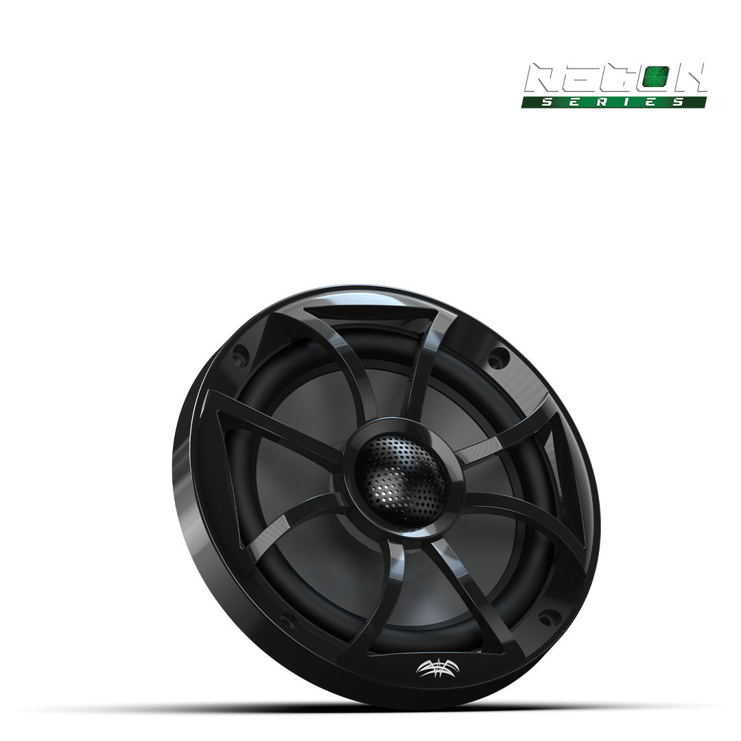 RECON 6-BG RGB | RECON Series 6.5-inch High-Output Component Style Coaxial Speakers w/ XS-Black RGB Grilles