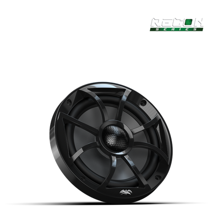 RECON 6-BG RGB | RECON Series 6.5-inch High-Output Component Style Coaxial Speakers w/ XS-Black RGB Grilles