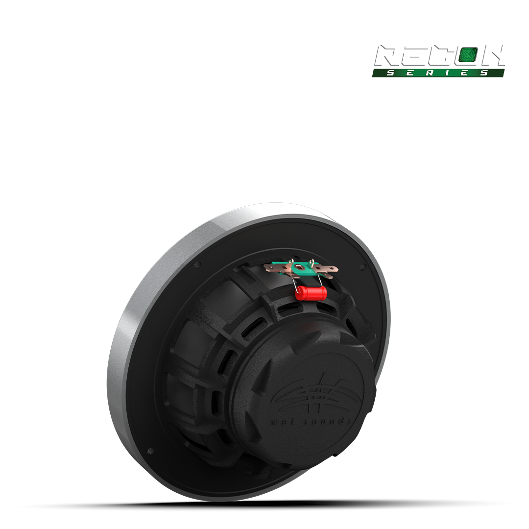 RECON 6-S RGB | RECON Series 6.5-inch High-Output Component Style Coaxial Speakers w/ XS-Silver RGB Grilles