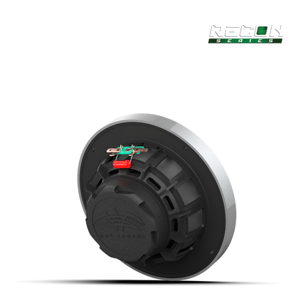 RECON 6-S RGB | RECON Series 6.5-inch High-Output Component Style Coaxial Speakers w/ XS-Silver RGB Grilles