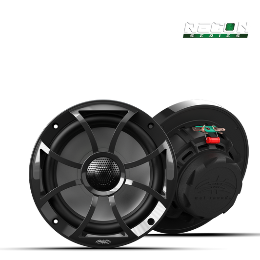 RECON 6-BG | RECON Series 6.5-inch High-Output Component Style Coaxial Speakers w/ XS-Black Grilles