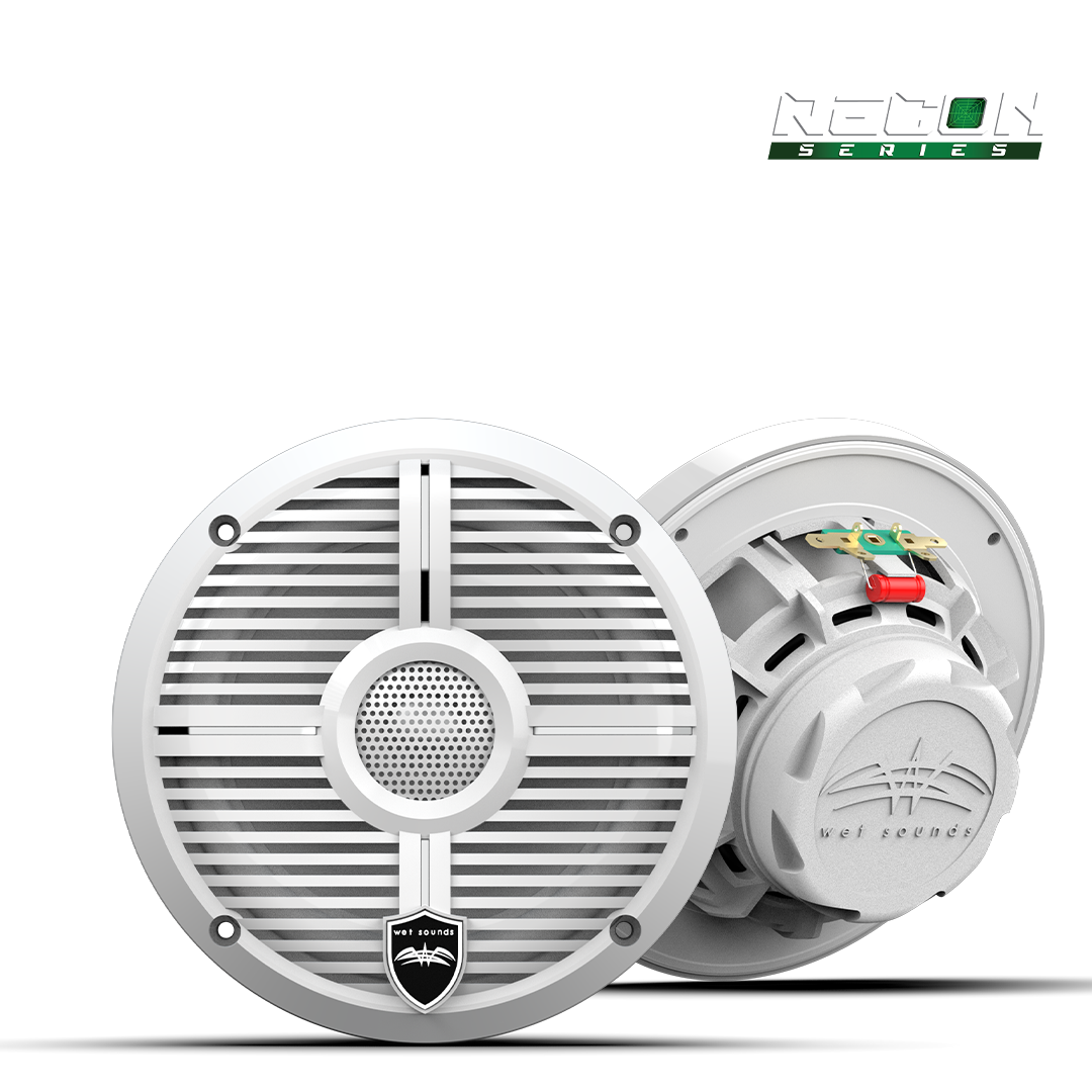 RECON 6 XW-W | RECON Series 6.5-inch High-Output Component Style Coaxial Speakers w/ XW-White Grilles