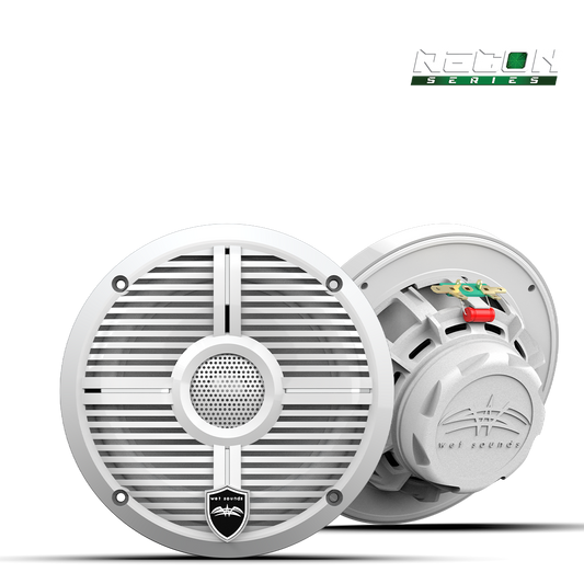 RECON 6 XW-W | RECON Series 6.5-inch High-Output Component Style Coaxial Speakers w/ XW-White Grilles