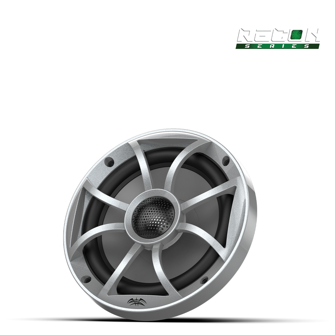 RECON 6-S RGB | RECON Series 6.5-inch High-Output Component Style Coaxial Speakers w/ XS-Silver RGB Grilles