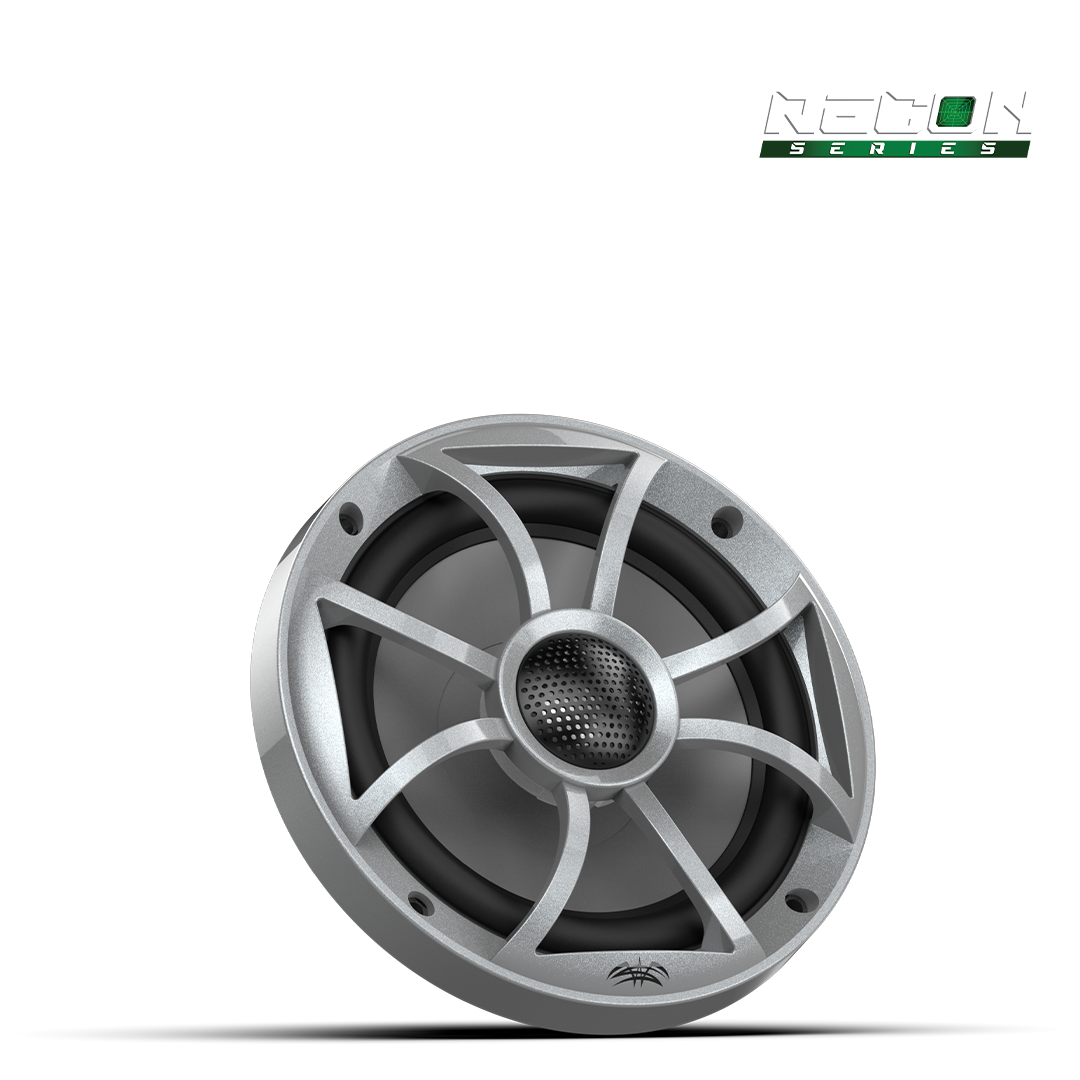RECON 6-S RGB | RECON Series 6.5-inch High-Output Component Style Coaxial Speakers w/ XS-Silver RGB Grilles