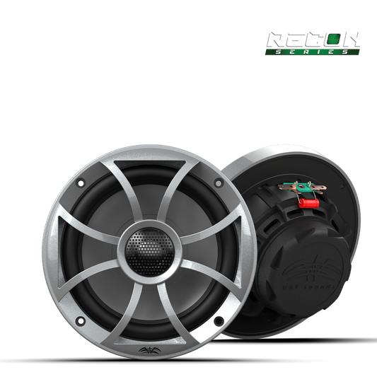 RECON 6-S | RECON Series 6.5-inch High-Output Component Style Coaxial Speakers w/ XS-Silver Grilles