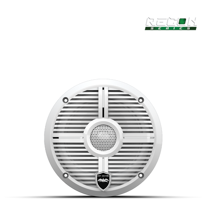 RECON 6 XW-W | RECON Series 6.5-inch High-Output Component Style Coaxial Speakers w/ XW-White Grilles