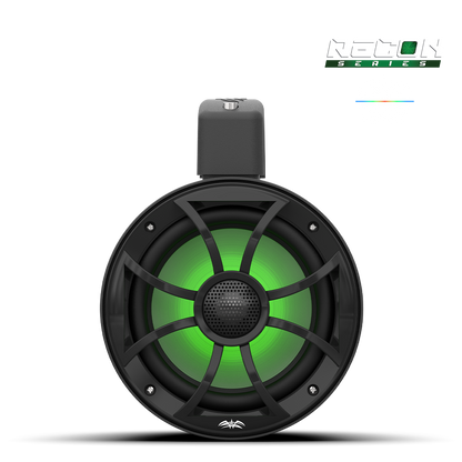 RECON 6 POD-BG | Wet Sounds 6.5-Inch Coaxial Tower Speakers w/ XS-Black RGB Grilles