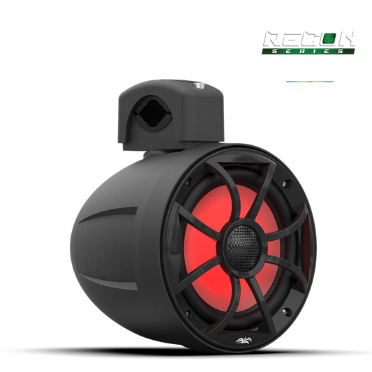 RECON 6 POD-BG | Wet Sounds 6.5-Inch Coaxial Tower Speakers w/ XS-Black RGB Grilles