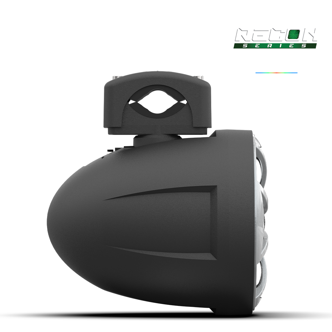 RECON 6 POD-B | Wet Sounds 6.5-Inch Coaxial Tower Speakers w/ XS-Silver RGB Grilles