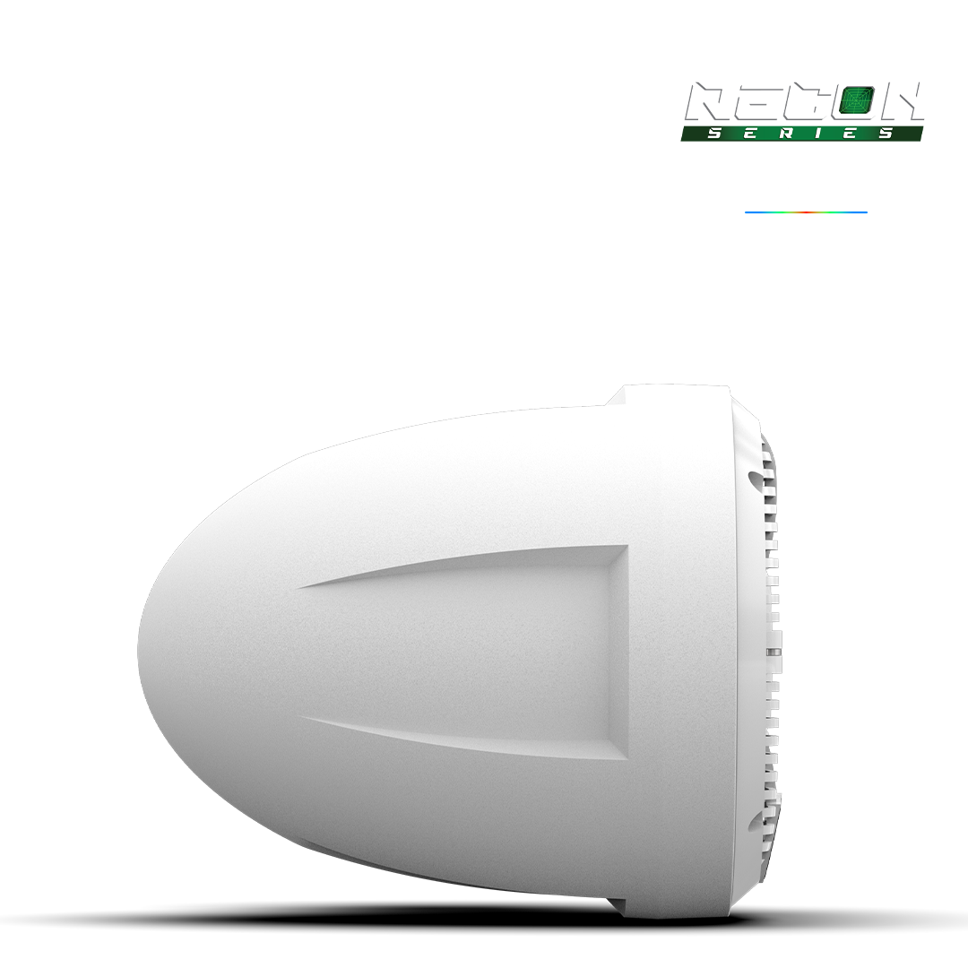 RECON 6 POD-W | Wet Sounds 6.5-Inch Coaxial Tower Speakers w/ XW-White RGB Grilles