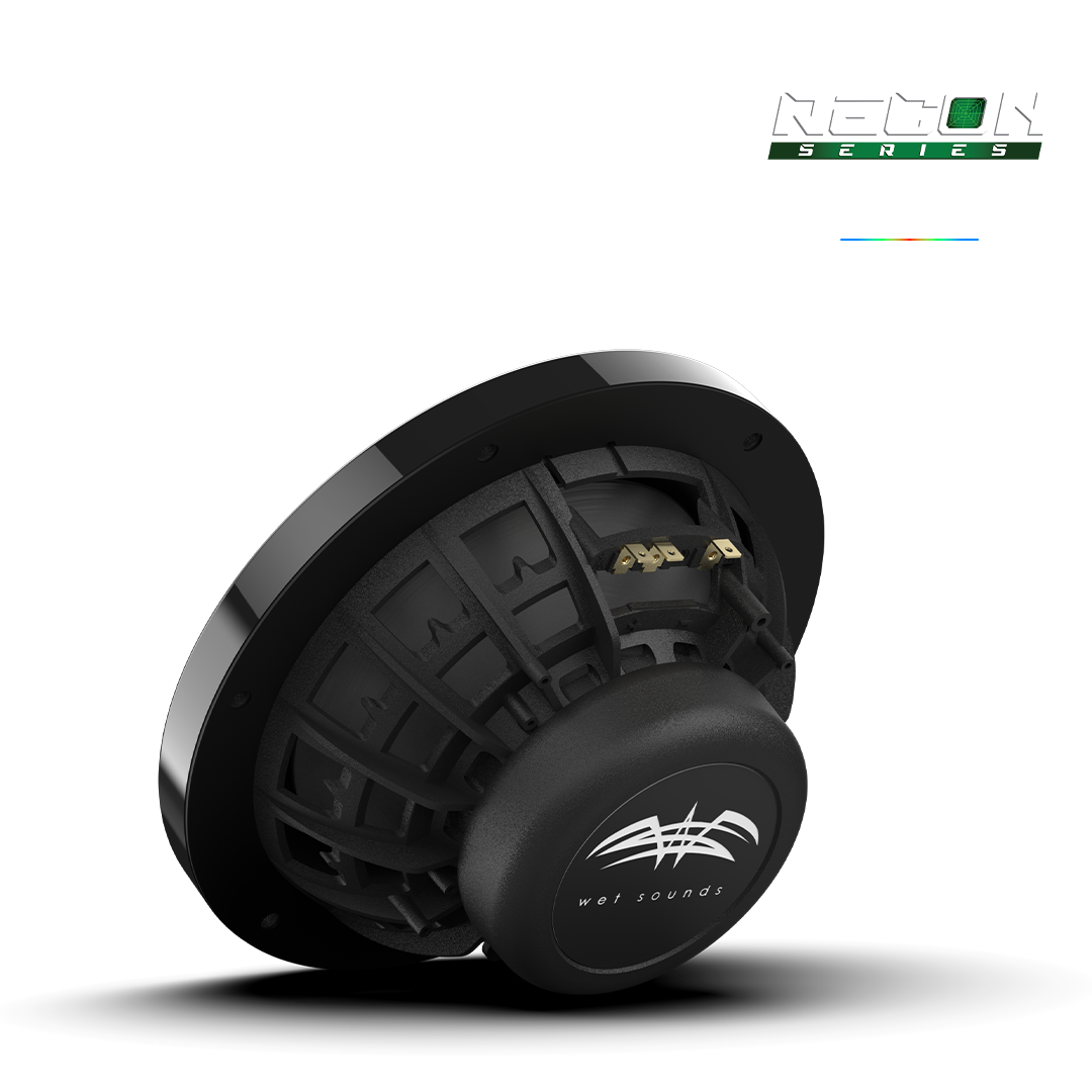 RECON 8-BG RGB | RECON Series 8-inch High-Output Component Style Coaxial Speakers w/ XS-Black RGB Grilles