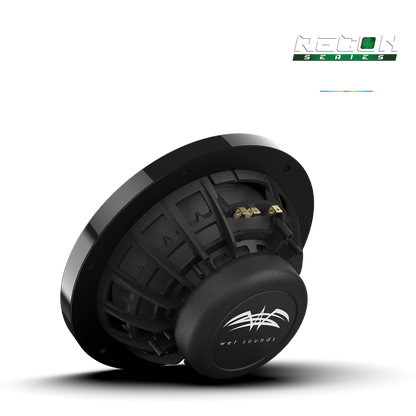 RECON 8-BG RGB | RECON Series 8-inch High-Output Component Style Coaxial Speakers w/ XS-Black RGB Grilles