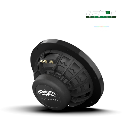 RECON 8-BG RGB | RECON Series 8-inch High-Output Component Style Coaxial Speakers w/ XS-Black RGB Grilles