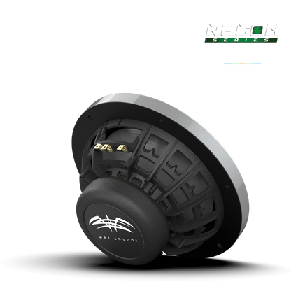 RECON 8-S RGB | RECON Series 8-inch High-Output Component Style Coaxial Speakers w/ XS-Silver RGB Grilles