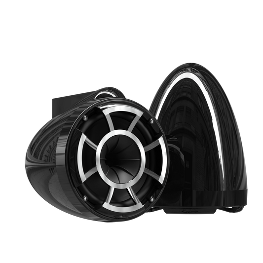 REV 8 Black V2 | Wet Sounds Revolution Series 8" Black Tower Speakers