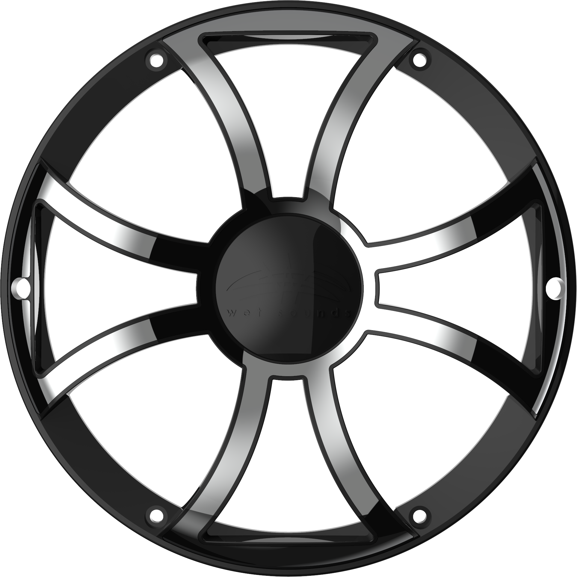 REVO 10 XS-B-SS GRILLE V3 | REVO 10 XS-Black Stainless Steel Subwoofer Grille v3