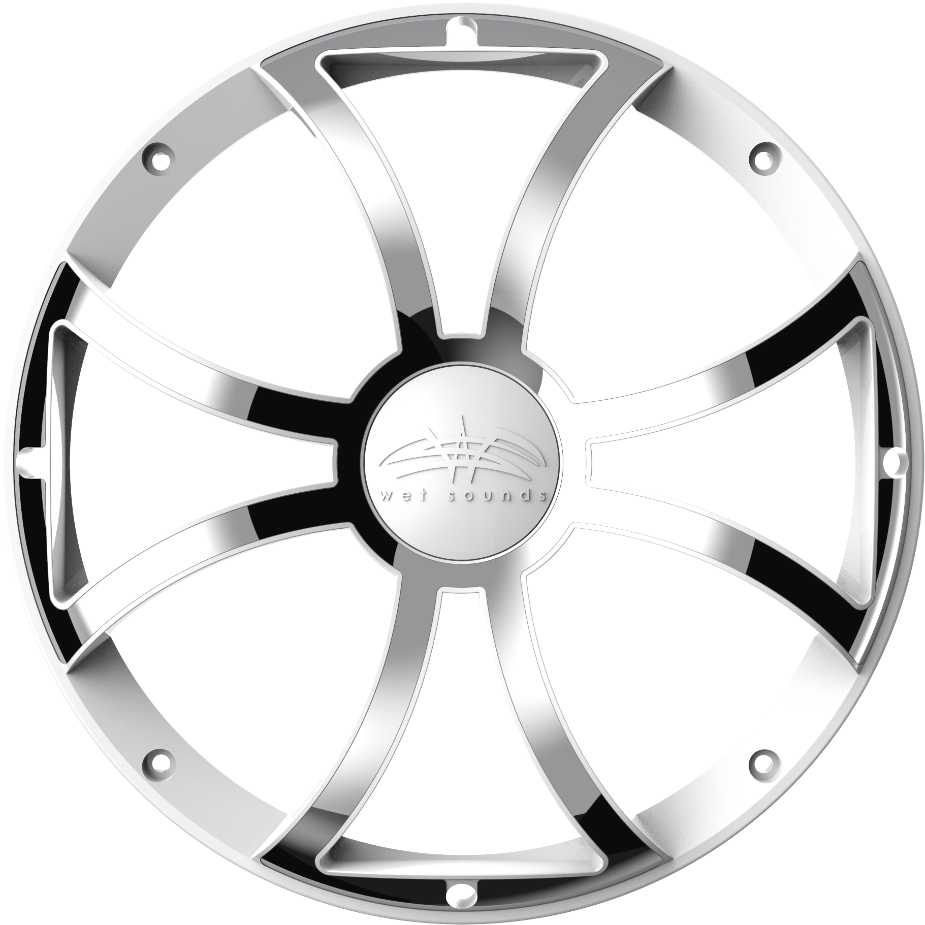 Wet Sounds | REVO 12 XS-White Stainless Steel Subwoofer Grille