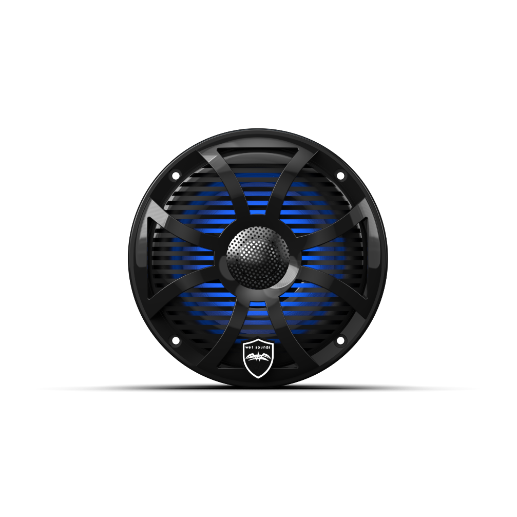 REVO 6 SW-B V3 | REVO Series 6.5-inch High-Output Component Style Coaxial Speakers w/ SW-Black RGB Grilles
